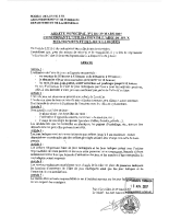 Arrêté city stade et aire de jeux